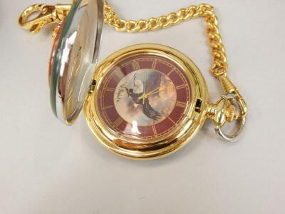 A Luger quartz pocket watch - 5