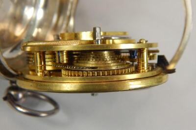 A Victorian open faced key wind pocket watch - 4