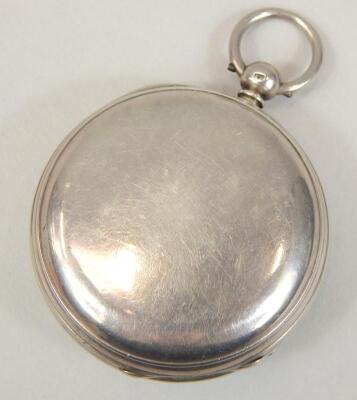 A Victorian open faced key wind pocket watch - 5