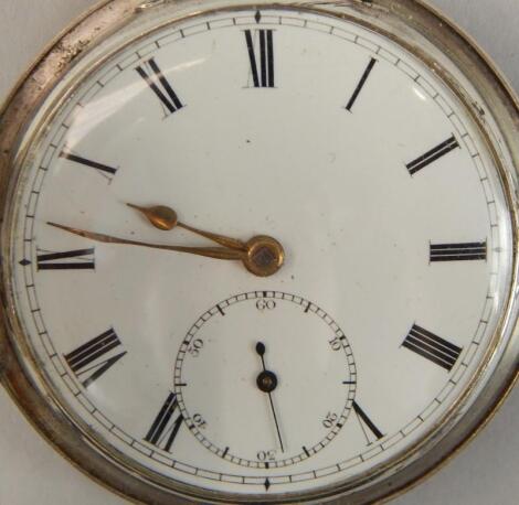 A Victorian silver Hunter pocket watch