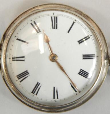 A Victorian silver Hunter pocket watch