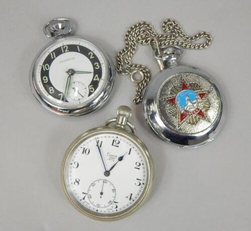 Three pocket watches