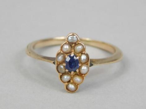 A Victorian dress ring