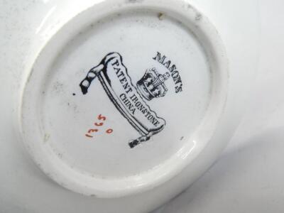 A 19thC Mason's Ironstone toothbrush holder - 2