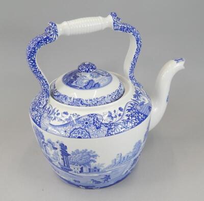 A Copeland Spode Italian large ceramic kettle.