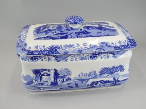 A Copeland Spode Italian rectangular bread bin