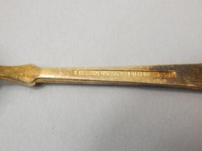 A set of four Norwegian part enamel spoons - 2
