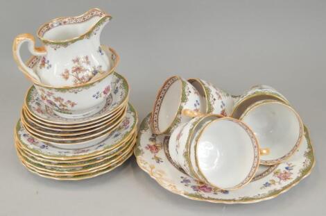 A Spode Eden pattern part tea service