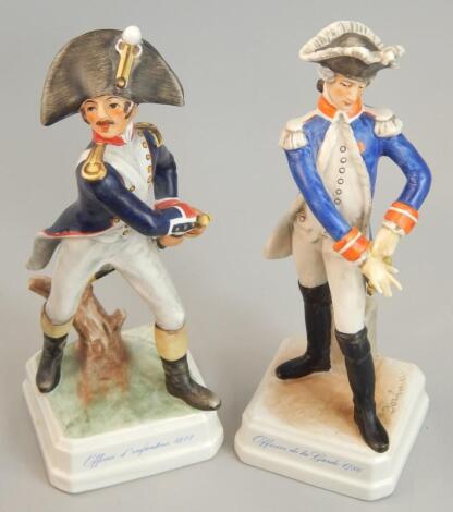 A pair of Goebel ceramic figures