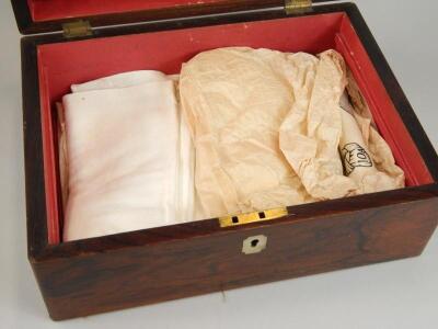 A Victorian rosewood workbox - 2