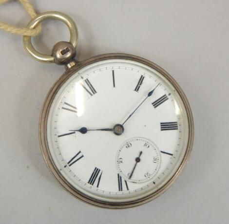 A Victorian silver pocket watch