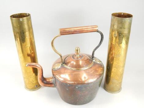 Various items of metalware