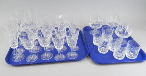 A quantity of Waterford crystal glass