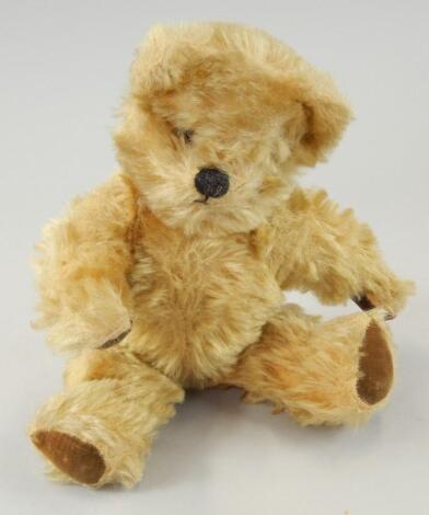 A plush teddy bear