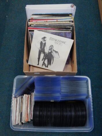 A large quantity of mainly 1980's records