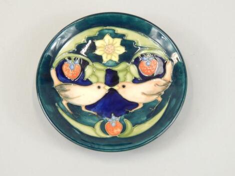 A modern Moorcroft pin tray