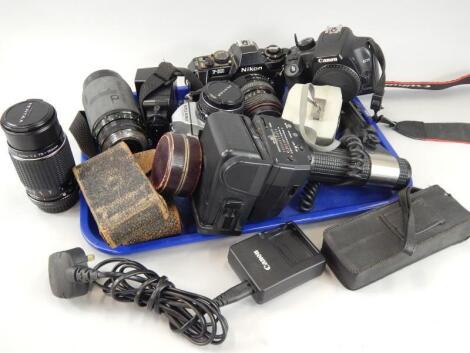 A quantity of camera equipment