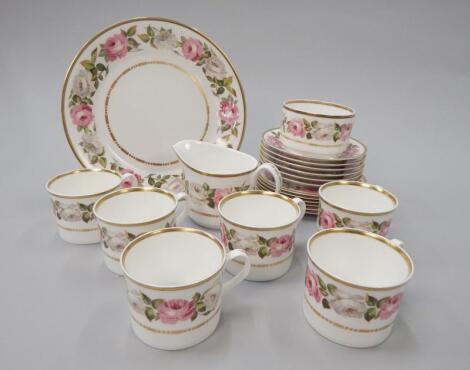 A Royal Worcester Royal Garden pattern part tea service