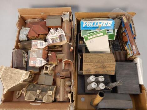 A quantity of model railway accessories