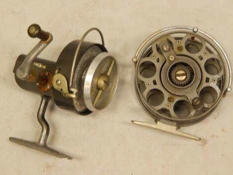 Two fishing reels