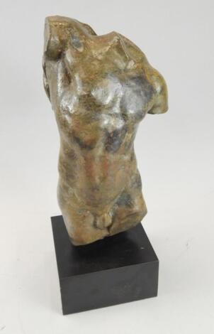 20thC School. Bronze torso