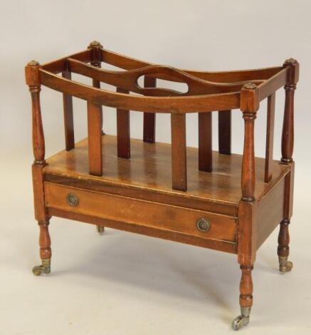 A reproduction mahogany two division Canterbury