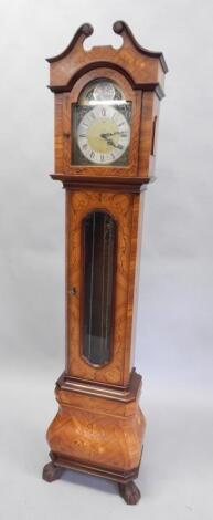 A modern Continental longcase clock