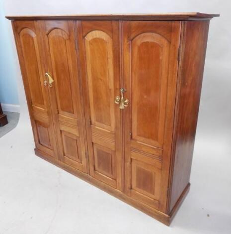 An unusual Victorian mahogany cupboard