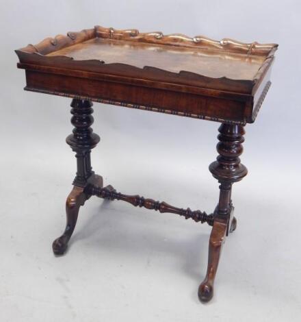 A William IV mahogany work table