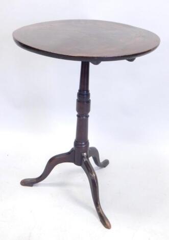 A 19thC mahogany occasional table