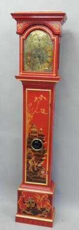 A longcase clock