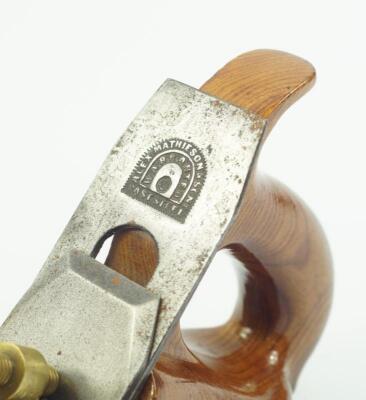 An Alex Mathieson & Son dovetailed infill smoothing plane - 2