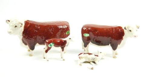 A Beswick figure of a Hereford Bull