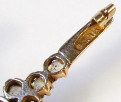 An early 20thC bar brooch - 2