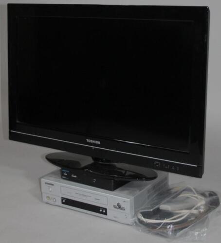 A Toshiba 32" colour television