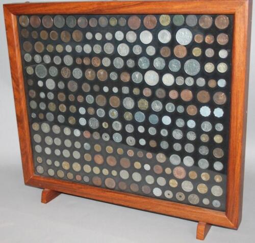 A coin fire screen