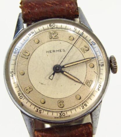 A gentleman's Hermes wristwatch