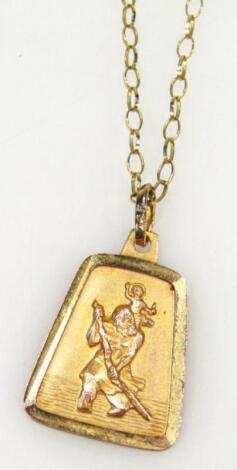 A St. Christopher pendant