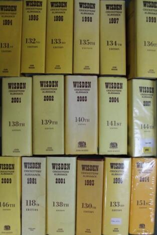 A comprehensive collection of Wisden Cricketers' Almanack