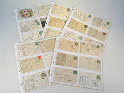 Various Lincolnshire postmarks on postcards