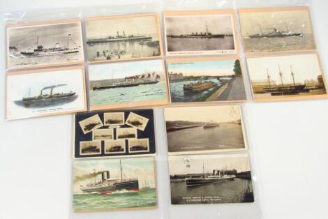 Various early 20thC and later postcards