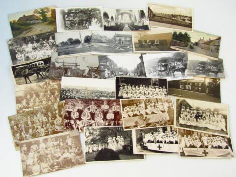 Various early 20thC and later postcards