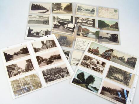 Various early 20thC and later postcards