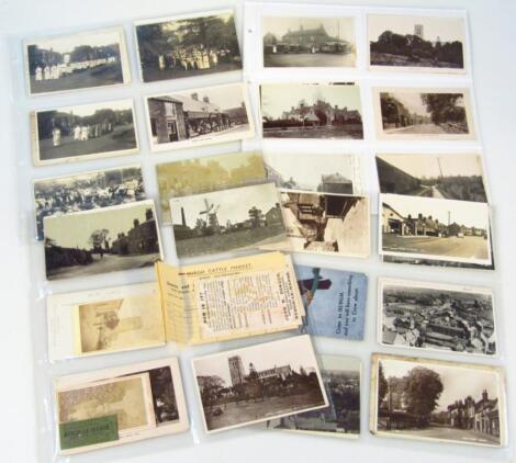 Various early 20thC Lincolnshire related postcards