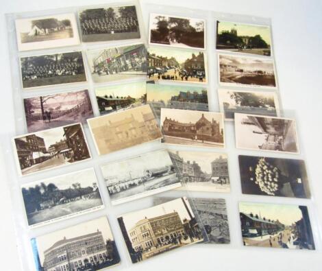 Various early 20thC and later Lincolnshire related postcards