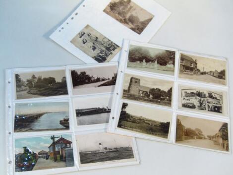 Various early 20thC and later postcards