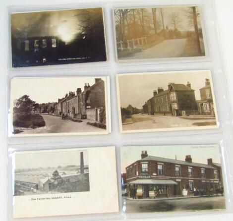 Various early 20thC and later postcards