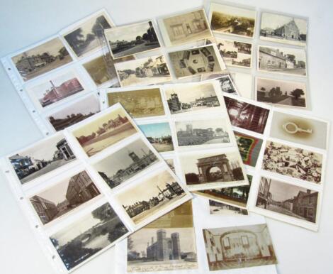 Various early 20thC and later postcards