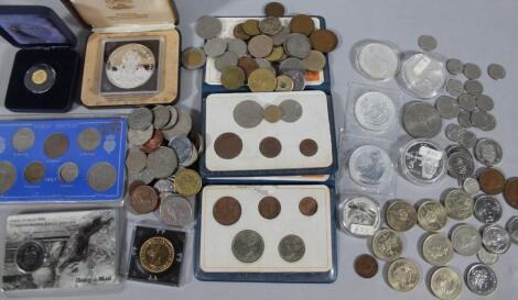 Various silver proof and other coins