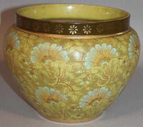 An early 20thC Doulton Lambeth Slater's patent jardiniere